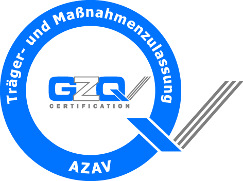AZAV-Zertifizierungssiegel QBI